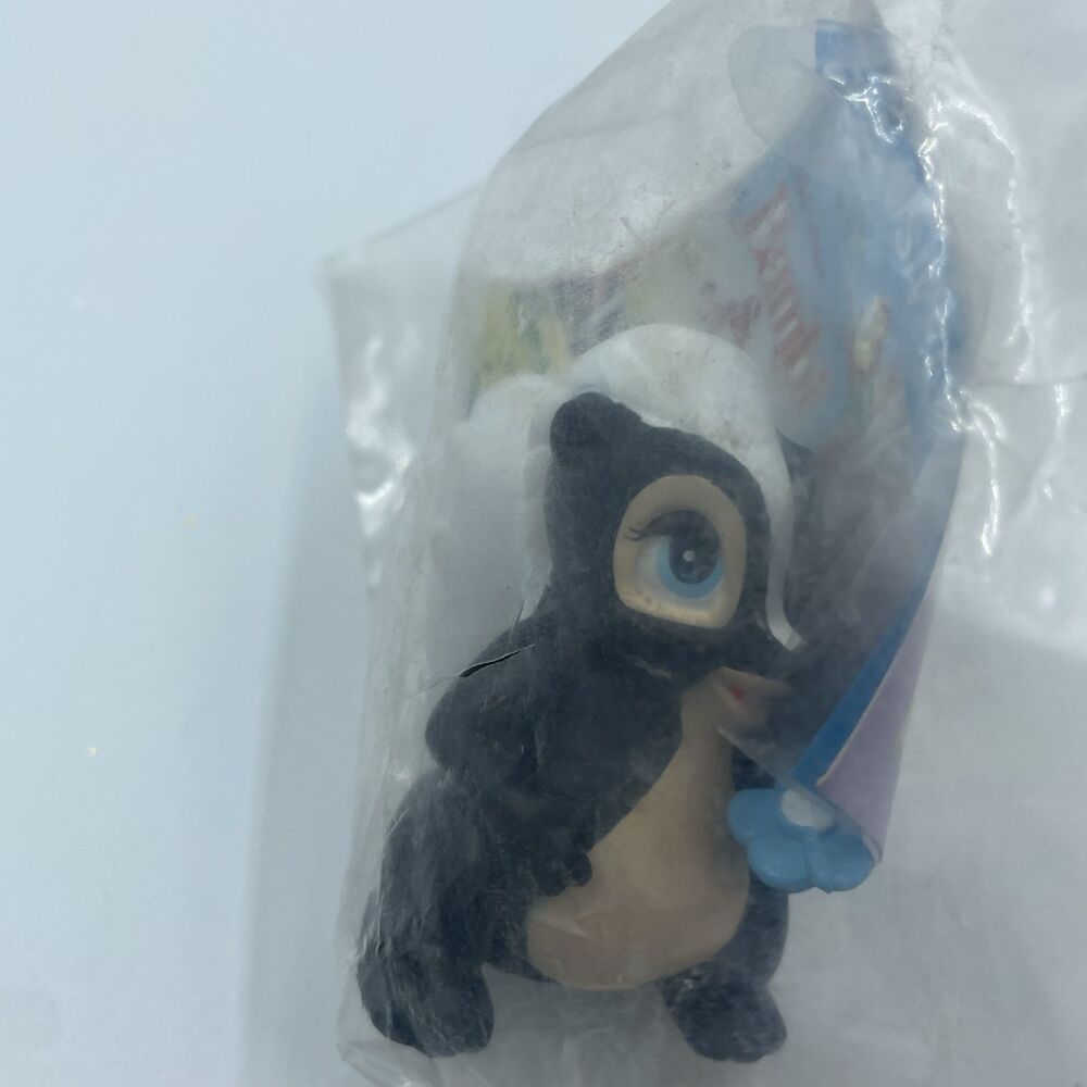 Vintage 1988 McDonald's Happy Meal Toy, Disney's Bambi, Flower the Skunk New